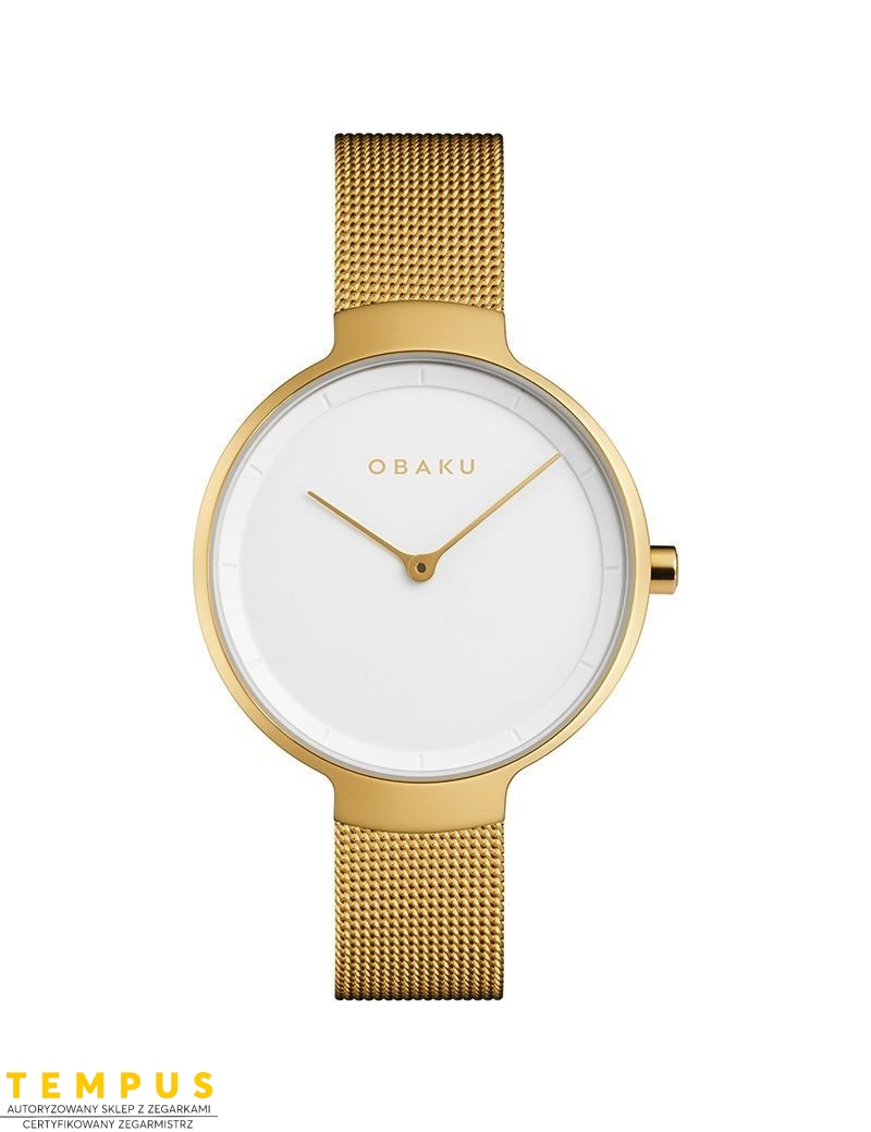 Zegarek klasyczny damski Obaku Denmark V231LXGIMG - Zegarki OBAKU Zegarek klasyczny damski Obaku Denmark V231LXGIMG - Zegarki OBAKU