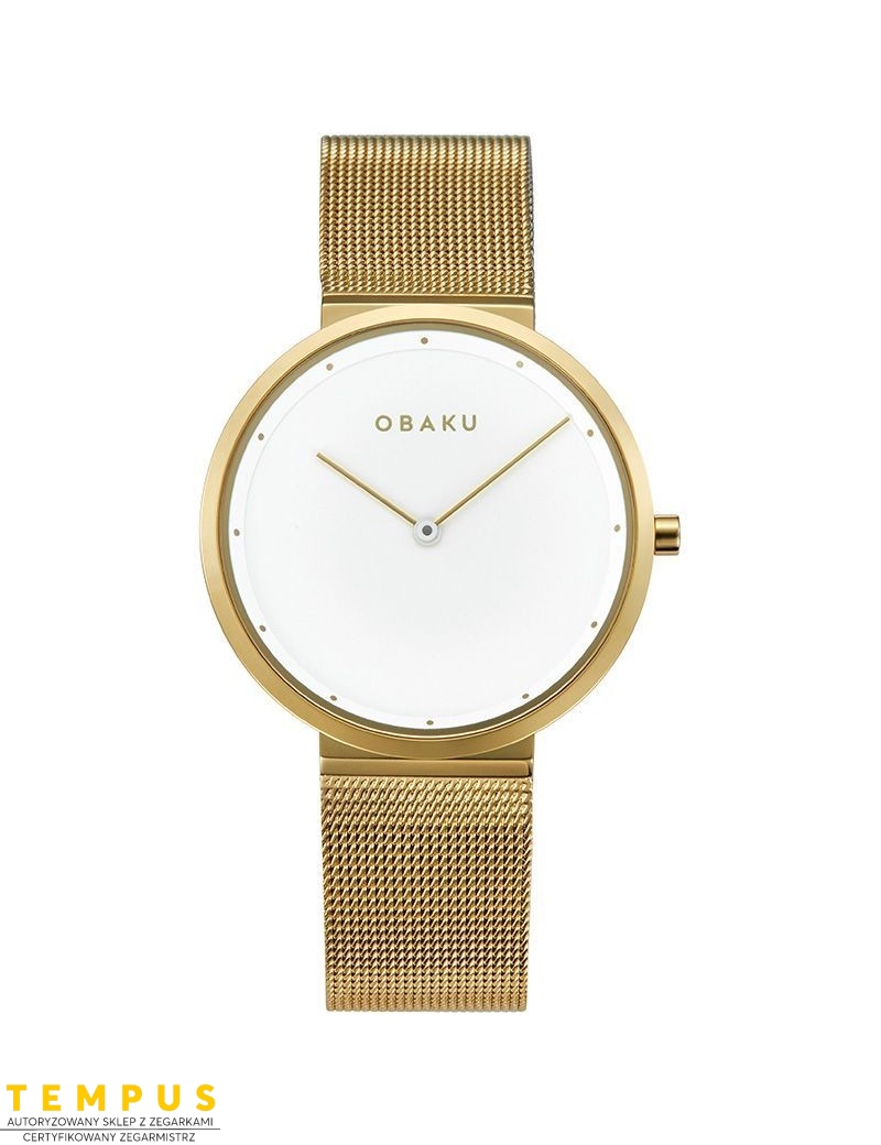 Zegarek klasyczny damski Obaku Denmark V230LXGWMG - Zegarki OBAKU Zegarek klasyczny damski Obaku Denmark V230LXGWMG - Zegarki OBAKU