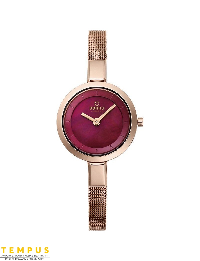 Zegarek klasyczny damski Obaku Denmark V129LXVQMV - Zegarki OBAKU Zegarek klasyczny damski Obaku Denmark V129LXVQMV - Zegarki OBAKU