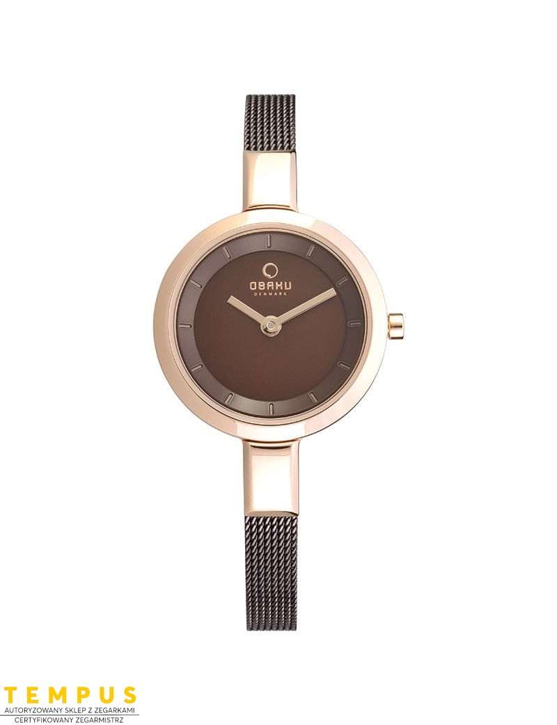 Zegarek klasyczny damski Obaku Denmark V129LXVNMN - Zegarki OBAKU Zegarek klasyczny damski Obaku Denmark V129LXVNMN - Zegarki OBAKU
