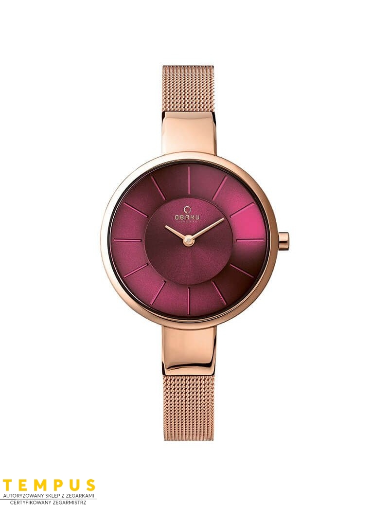 Zegarek klasyczny damski Obaku Denmark V149LXVQMV - Zegarki OBAKU