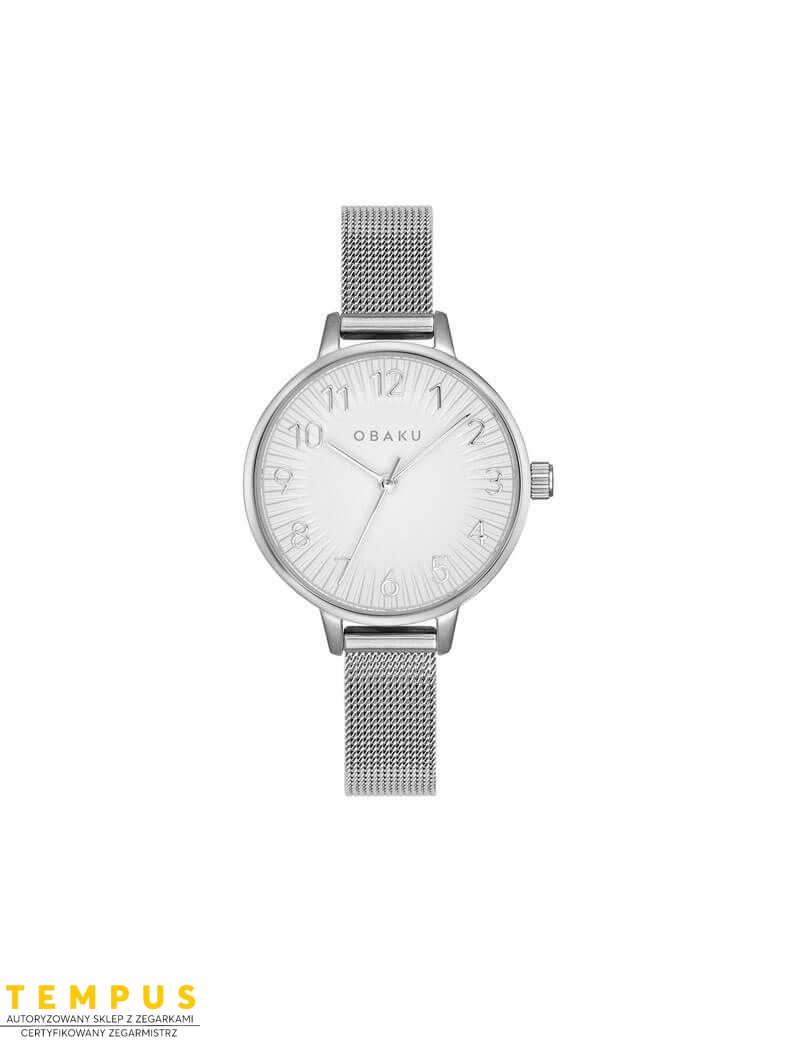 Zegarek klasyczny damski Obaku Denmark V237LXCIMC - Zegarki OBAKU