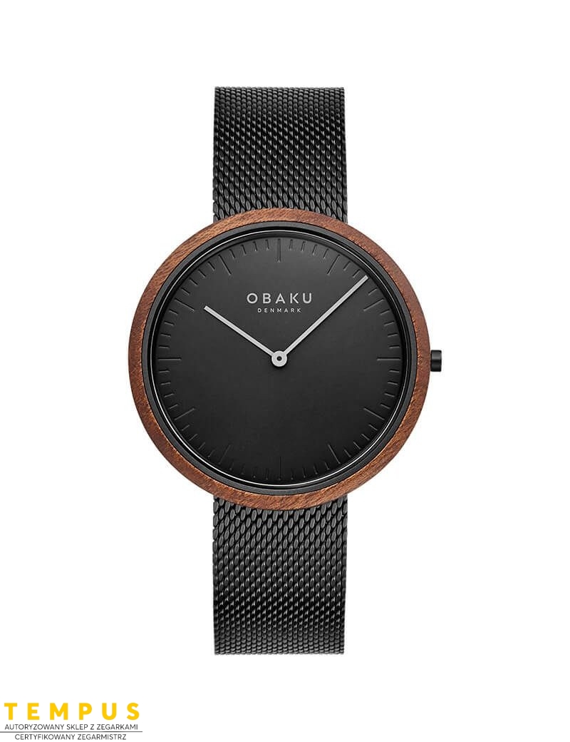 Zegarek klasyczny męski Obaku Denmark V245GXBBMB - Zegarki OBAKU Zegarek klasyczny męski Obaku Denmark V245GXBBMB - Zegarki OBAKU