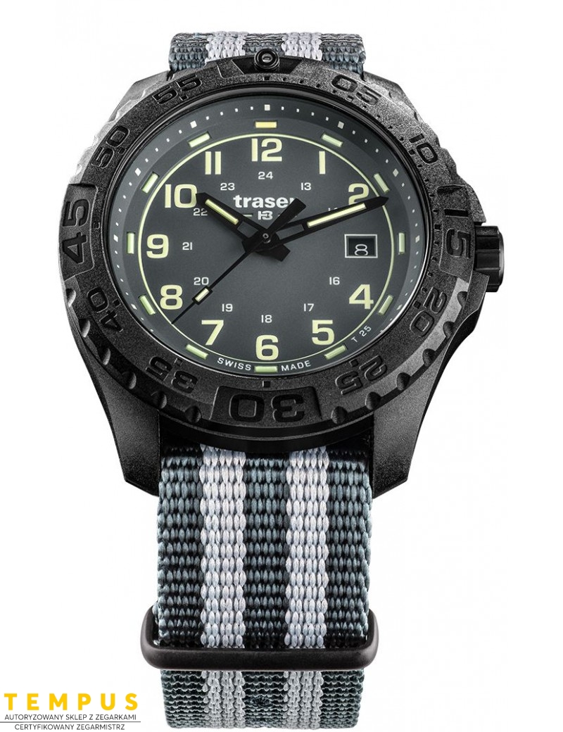 Zegarek sportowy, militarny męski Traser P96 Outdoor Pioneer Evolution Grey 109037 - Zegarki TRASER