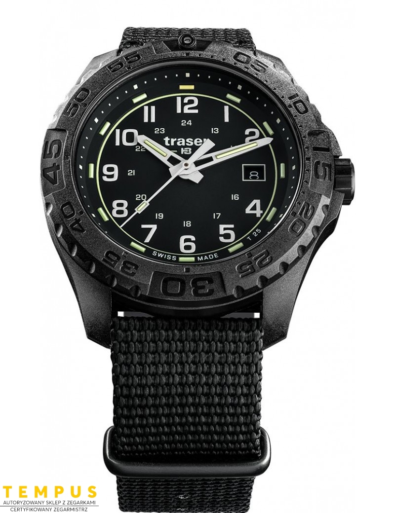 Zegarek sportowy, militarny męski Traser P96 Outdoor Pioneer Evolution Black 108673 - Zegarki TRASER Zegarek sportowy, militarny męski Traser P96 Outdoor Pioneer Evolution Black 108673 - Zegarki TRASER