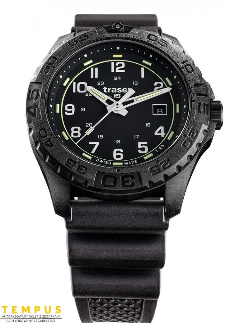 Zegarek sportowy, militarny męski Traser P96 Outdoor Pioneer Evolution Black 108672 - Zegarki TRASER