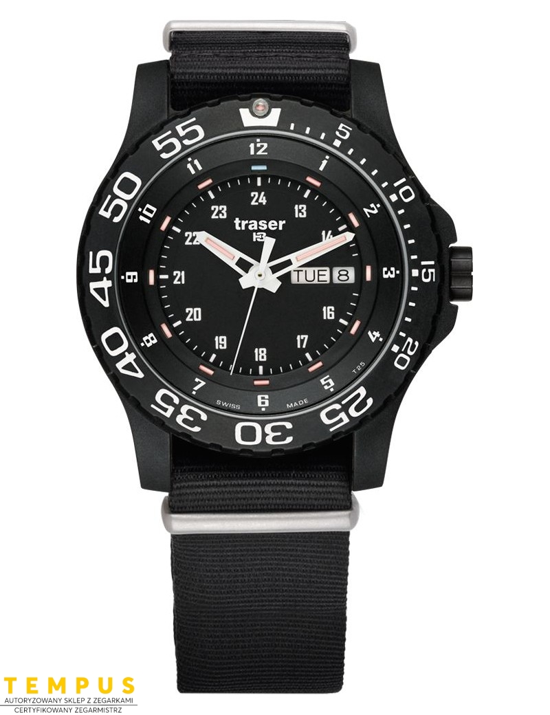Zegarek sportowy, militarny męski Traser P66 Elite Red 104637 - Zegarki TRASER Zegarek sportowy, militarny męski Traser P66 Elite Red 104637 - Zegarki TRASER