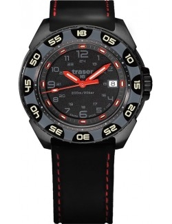 Zegarek sportowy, militarny męski Traser P49 Red Alert T100 106470 - Zegarki TRASER