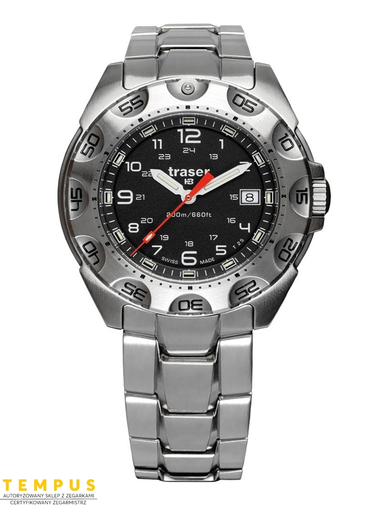 Zegarek sportowy, militarny męski Traser P49 Survivor 105474 - Zegarki TRASER