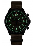 Zegarek sportowy, militarny męski Traser P67 Officer Pro Chronograph Khaki 109459 - Zegarki TRASER