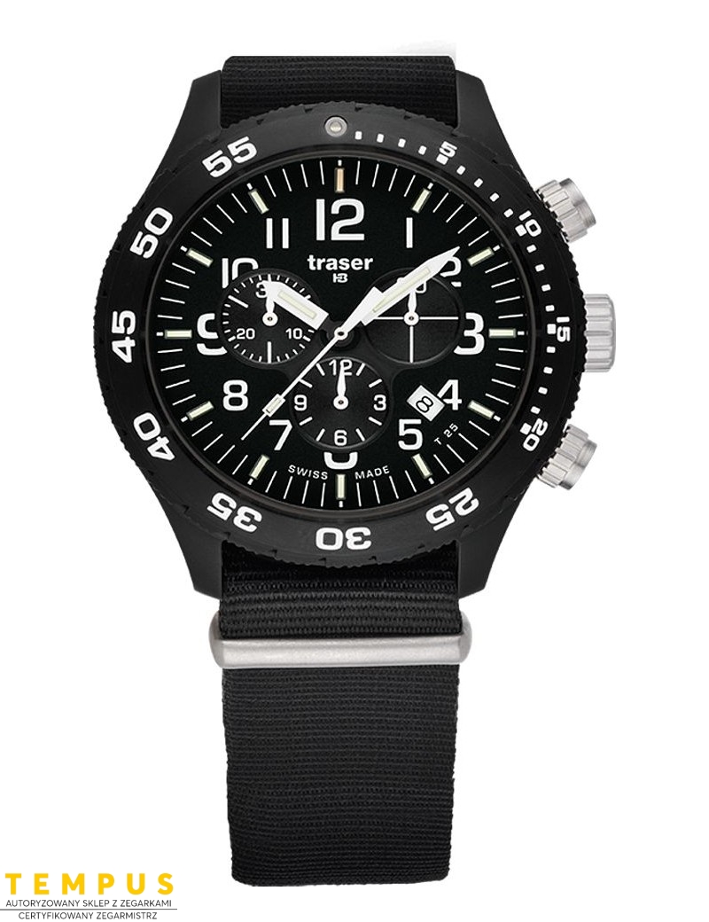 Zegarek sportowy, militarny męski Traser P67 Officer Pro Chronograph 102355 - Zegarki TRASER Zegarek sportowy, militarny męski Traser P67 Officer Pro Chronograph 102355 - Zegarki TRASER