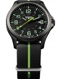 Zegarek sportowy, militarny męski Traser P67 Officer Pro GunMetal Black/Lime 107426 - Zegarki TRASER