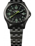 Zegarek sportowy, militarny męski Traser P67 Officer Pro GunMetal Black/Lime 107869 - Zegarki TRASER