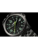Zegarek sportowy, militarny męski Traser P67 Officer Pro GunMetal Black/Lime 107869 - Zegarki TRASER