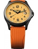 Zegarek sportowy, militarny męski Traser P67 Officer Pro GunMetal Orange 107423 - Zegarki TRASER