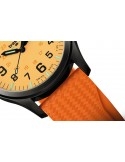 Zegarek sportowy, militarny męski Traser P67 Officer Pro GunMetal Orange 107423 - Zegarki TRASER