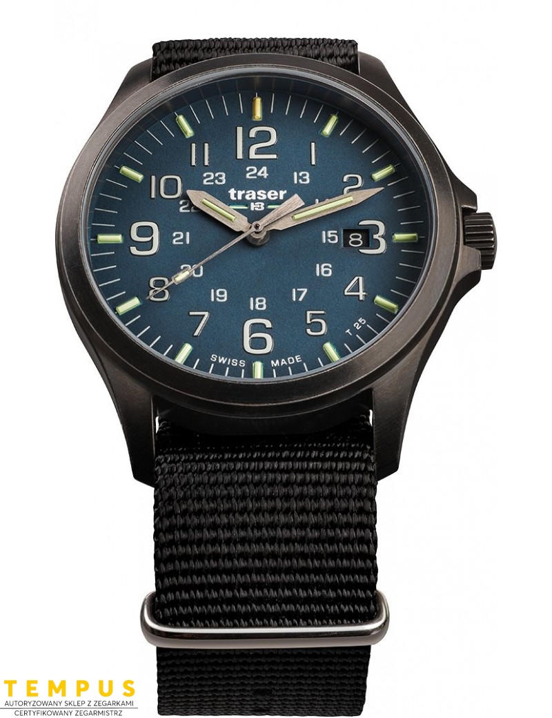 Zegarek sportowy, militarny męski Traser P67 Officer Pro GunMetal Blue 108632 - Zegarki TRASER Zegarek sportowy, militarny męski Traser P67 Officer Pro GunMetal Blue 108632 - Zegarki TRASER