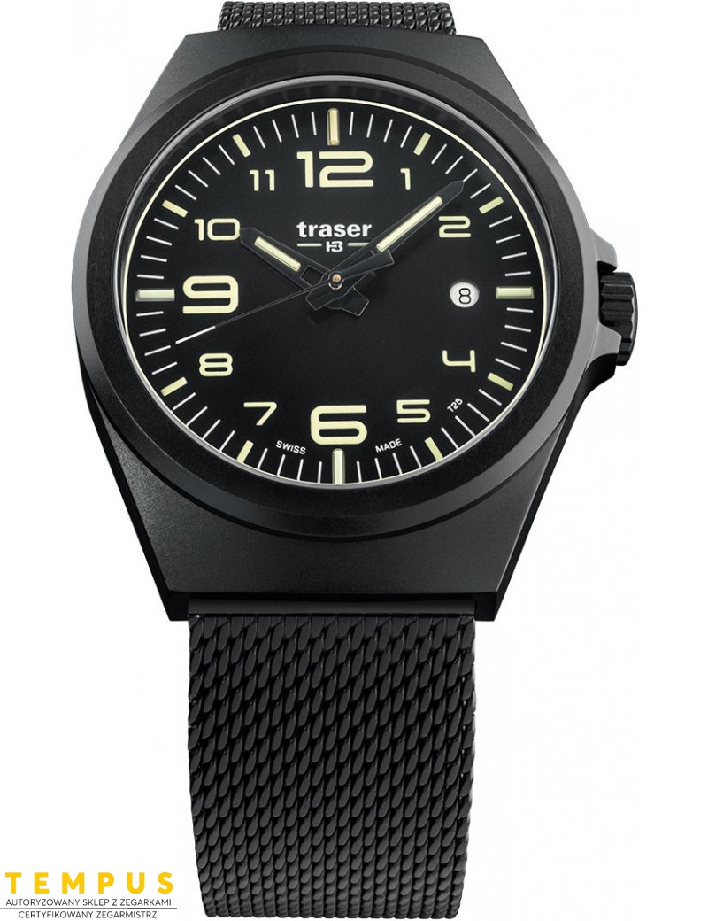Zegarek sportowy, militarny męski Traser P59 Essential Black M 108206 - Zegarki TRASER
