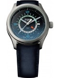 Zegarek sportowy, militarny męski Traser P59 Aurora GMT Blue 107035 - Zegarki TRASER
