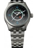 Zegarek sportowy, militarny męski Traser P59 Aurora GMT Anthracite 107232 - Zegarki TRASER