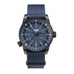 Zegarek sportowy, militarny męski Traser P68 Pathfinder GMT Blue 109034 - Zegarki TRASER