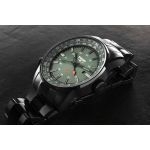 Zegarek sportowy, militarny męski Traser P68 Pathfinder GMT Green 109525 - Zegarki TRASER