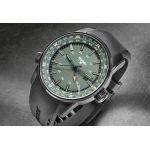 Zegarek sportowy, militarny męski Traser P68 Pathfinder GMT Green 109744 - Zegarki TRASER