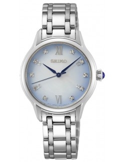 Zegarek klasyczny, elegancki damski Seiko Caprice Diamonds Srz539P1 - Zegarki SEIKO