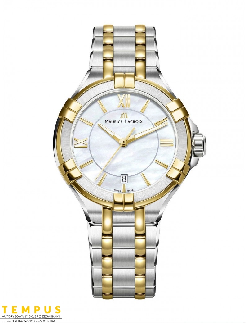Zegarek casual damski Maurice Lacroix Aikon Date AI1006-PVY13-160-1 - Zegarki MAURICE LACROIX Zegarek casual damski Maurice Lacroix Aikon Date AI1006-PVY13-160-1 - Zegarki MAURICE LACROIX