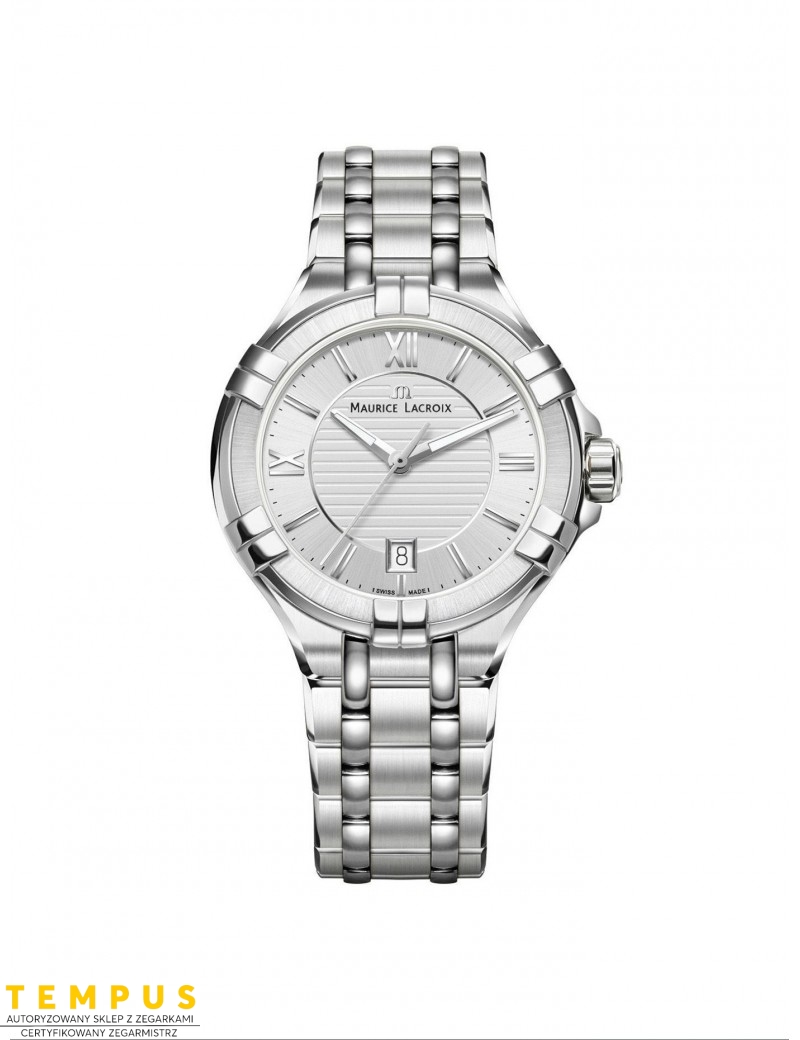 Zegarek casual damski Maurice Lacroix Aikon Date AI1004-SS002-130-1 - Zegarki MAURICE LACROIX