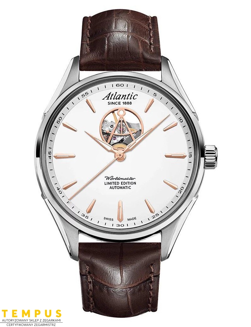 Atlantic Worldmaster Open Heart 52780.41.21R Limited Edition - Zegarki ATLANTIC