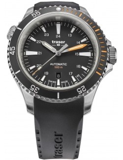 Zegarek sportowy, militarny męski Traser P67 SuperSub Diver Automatic Black T25 110322 - Zegarki TRASER