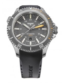 Zegarek sportowy, militarny męski Traser P67 SuperSub Diver Automatic Grey T25 110330 - Zegarki TRASER