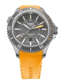 Zegarek sportowy, militarny męski Traser P67 SuperSub Diver Automatic Grey T25 110331 - Zegarki TRASER