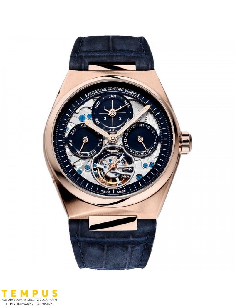 Frederique Constant HIGHLIFE TOURBILLON Perpetual Calendar Manufacture FC-975N4NH9 - Zegarki FREDERIQUE CONSTANT Frederique Constant HIGHLIFE TOURBILLON Perpetual Calendar Manufacture FC-975N4NH9 - Zegarki FREDERIQUE CONSTANT