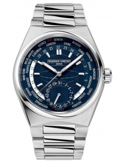 Frederique Constant HIGHLIFE WORLDTIMER Manufacture FC-718N4NH6B - Zegarki FREDERIQUE CONSTANT