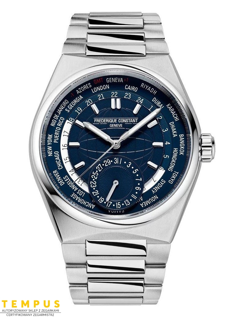 Frederique Constant HIGHLIFE WORLDTIMER Manufacture FC-718N4NH6B - Zegarki FREDERIQUE CONSTANT Frederique Constant HIGHLIFE WORLDTIMER Manufacture FC-718N4NH6B - Zegarki FREDERIQUE CONSTANT