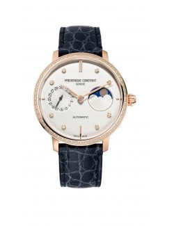 Frederique Constant SLIMLINE MOONPHASE Manufacture FC-702VD3SD4 - Zegarki FREDERIQUE CONSTANT