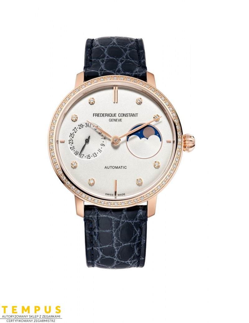 Frederique Constant SLIMLINE MOONPHASE Manufacture FC-702VD3SD4 - Zegarki FREDERIQUE CONSTANT Frederique Constant SLIMLINE MOONPHASE Manufacture FC-702VD3SD4 - Zegarki FREDERIQUE CONSTANT