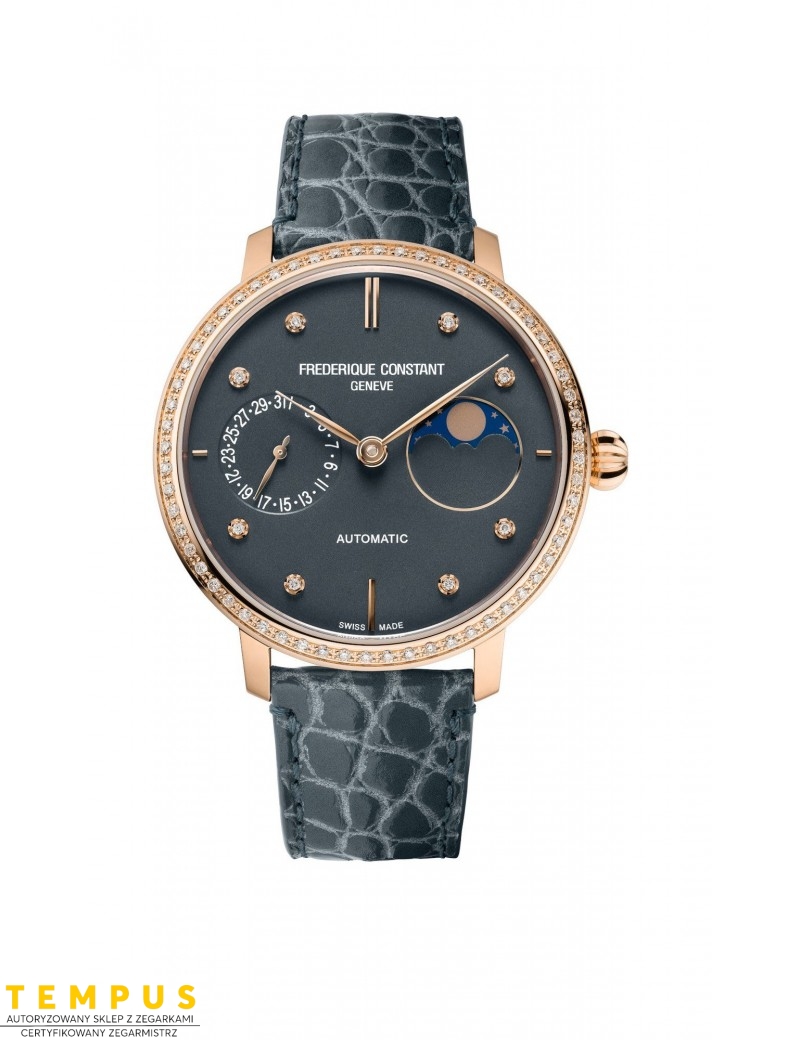 Frederique Constant SLIMLINE MOONPHASE Manufacture FC-702DND3SD4 - Zegarki FREDERIQUE CONSTANT Frederique Constant SLIMLINE MOONPHASE Manufacture FC-702DND3SD4 - Zegarki FREDERIQUE CONSTANT