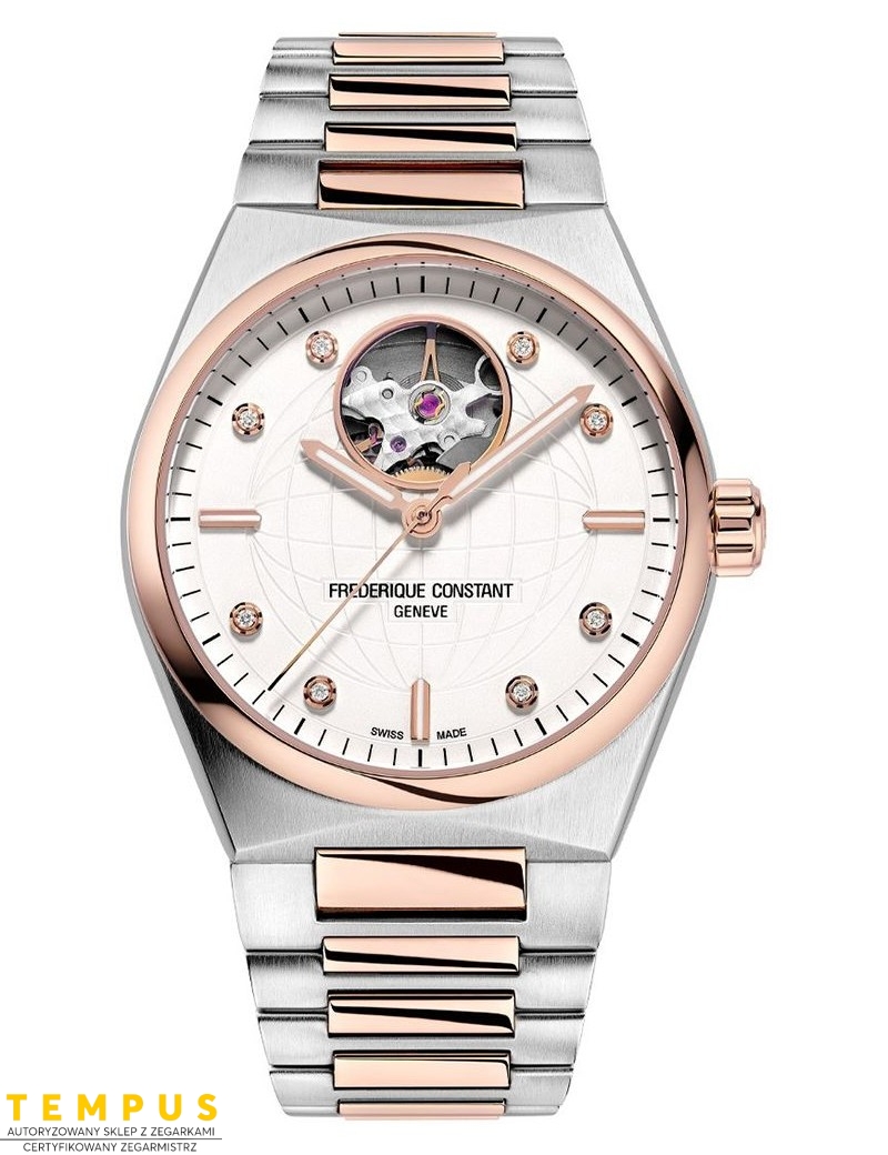 Frederique Constant HIGHLIFE LADIES Automatic HEART BEAT FC-310VD2NH2B Diamonds - Zegarki FREDERIQUE CONSTANT Frederique Constant HIGHLIFE LADIES Automatic HEART BEAT FC-310VD2NH2B Diamonds - Zegarki FREDERIQUE CONSTANT