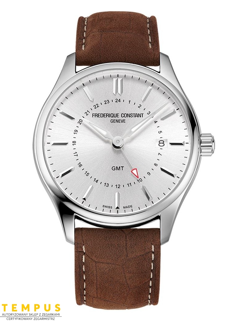 Frederique Constant Classics Quartz GMT FC-252SS5B6 - Zegarki FREDERIQUE CONSTANT Frederique Constant Classics Quartz GMT FC-252SS5B6 - Zegarki FREDERIQUE CONSTANT
