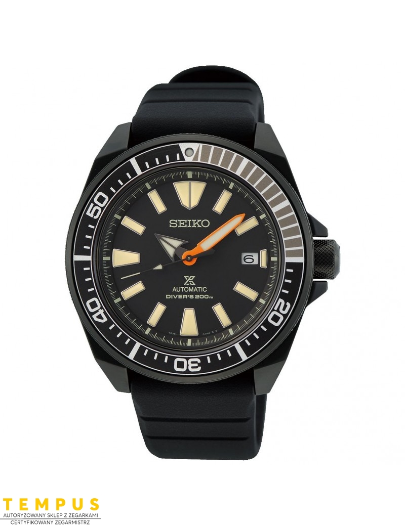 Zegarek sportowy męski Seiko Prospex Diver's 200M Black Series Samurai Srph11K1 - Zegarki SEIKO
