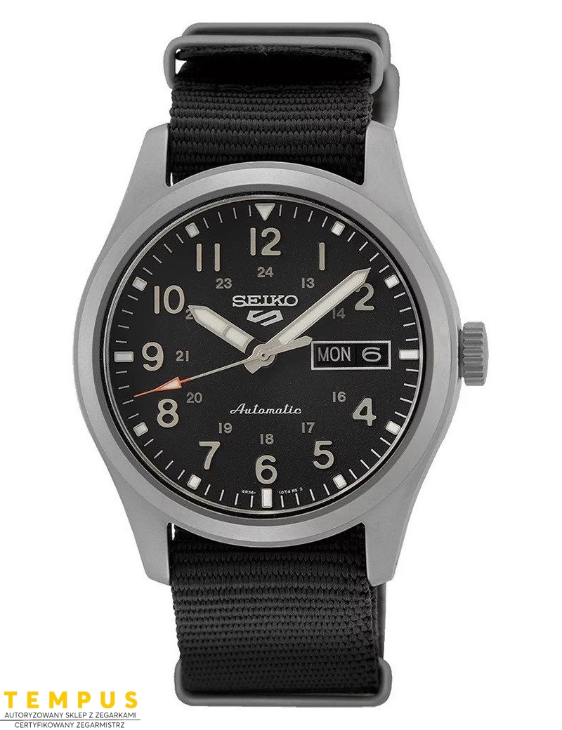 Zegarek lotniczy męski Seiko 5 Sports Automatic 40mm SRPG37K1 - Zegarki SEIKO Zegarek lotniczy męski Seiko 5 Sports Automatic 40mm SRPG37K1 - Zegarki SEIKO