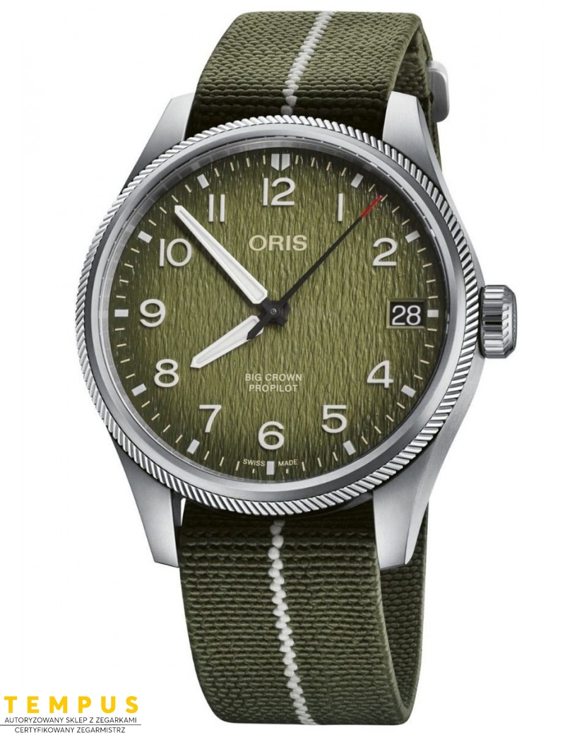 Zegarek lotniczy męski Oris Okavango Air Rescue Limited Edition 01 751 7761 4187-Set - Zegarki ORIS