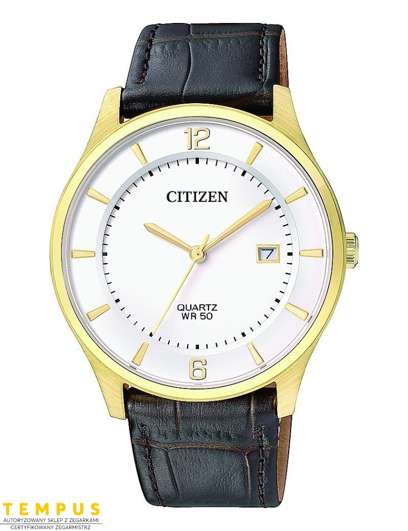 Zegarek klasyczny męski Citizen LEATHER BD0043-08B na pasku Zegarek klasyczny męski Citizen LEATHER BD0043-08B na pasku