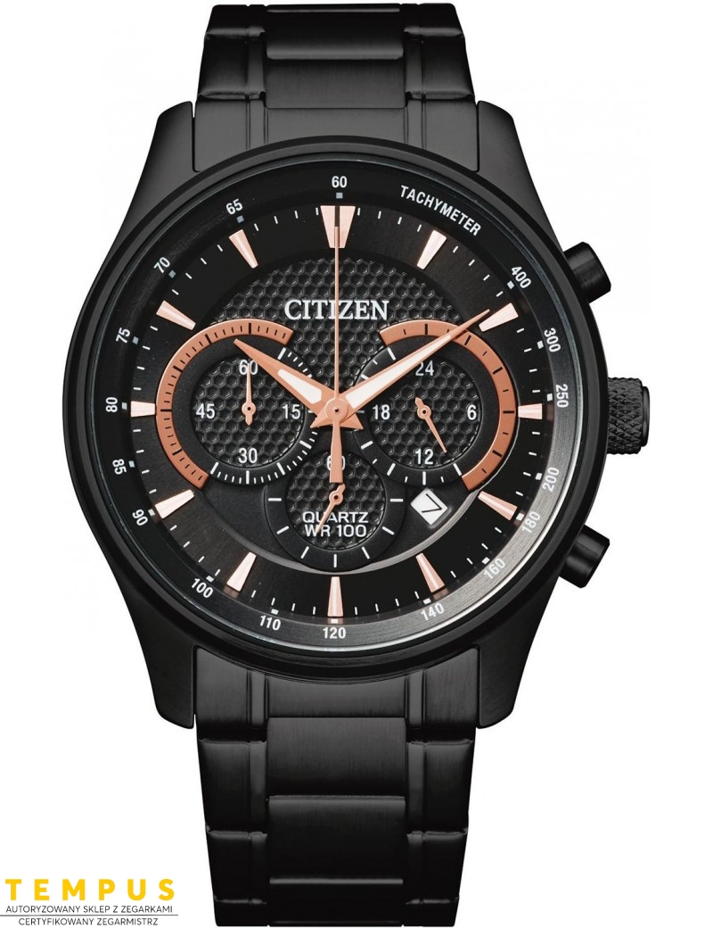 Zegarek sportowy męski Citizen Chrono AN8195-58E na bransolecie