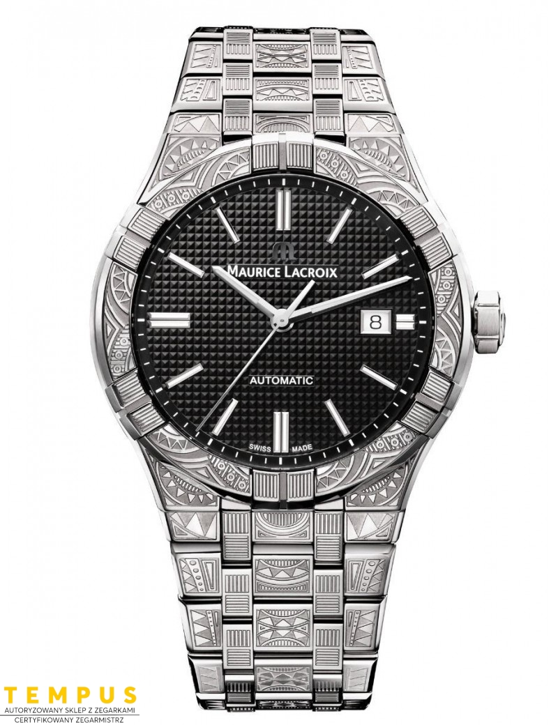 Zegarek casual męski Maurice Lacroix Aikon Automatic Urban Tribe AI6008-SS009-330-1 - Zegarki MAURICE LACROIX