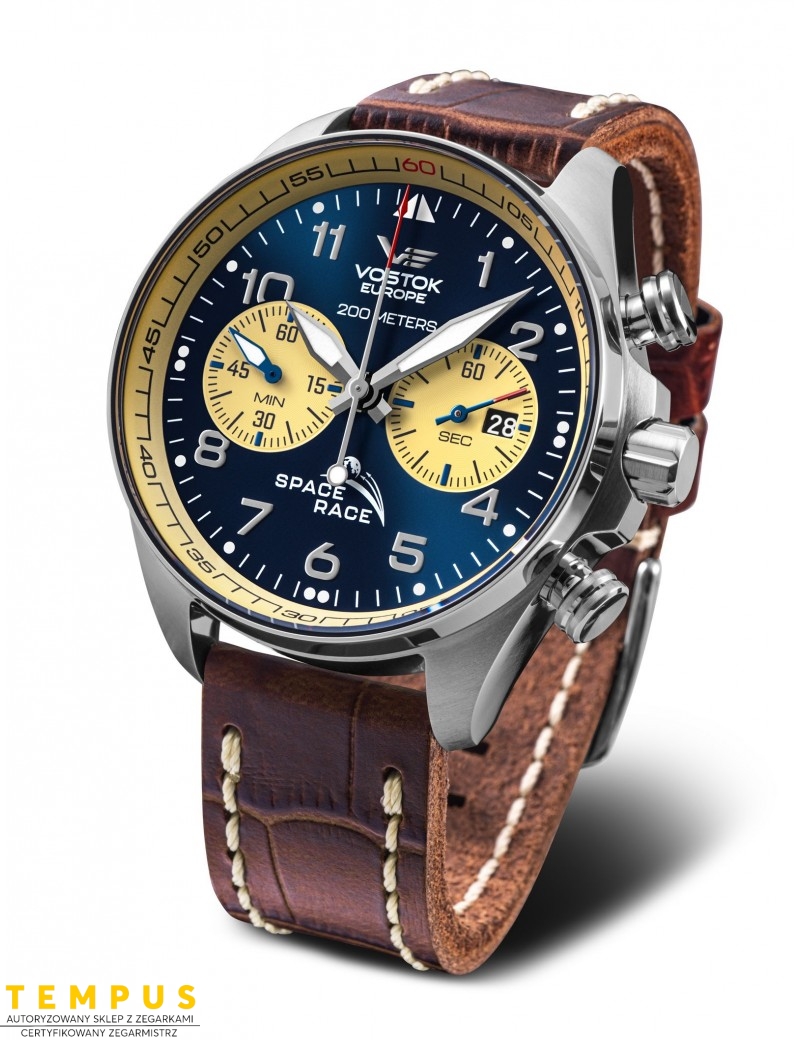 Zegarek sportowy męski Vostok Europe SPACE RACE 6S21-325A667 - Zegarki VOSTOK EUROPE