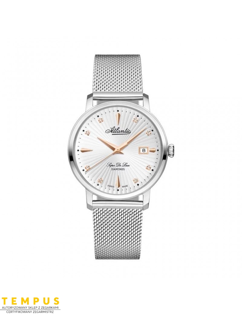 Atlantic Super De Luxe Precious Stones 29355.41.27R - Zegarki ATLANTIC Atlantic Super De Luxe Precious Stones 29355.41.27R - Zegarki ATLANTIC